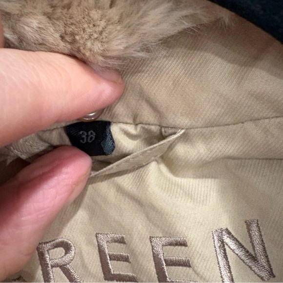 CREEN STONE WOMENS FAUX FUR TRENCH COAT - Picture 13 of 13